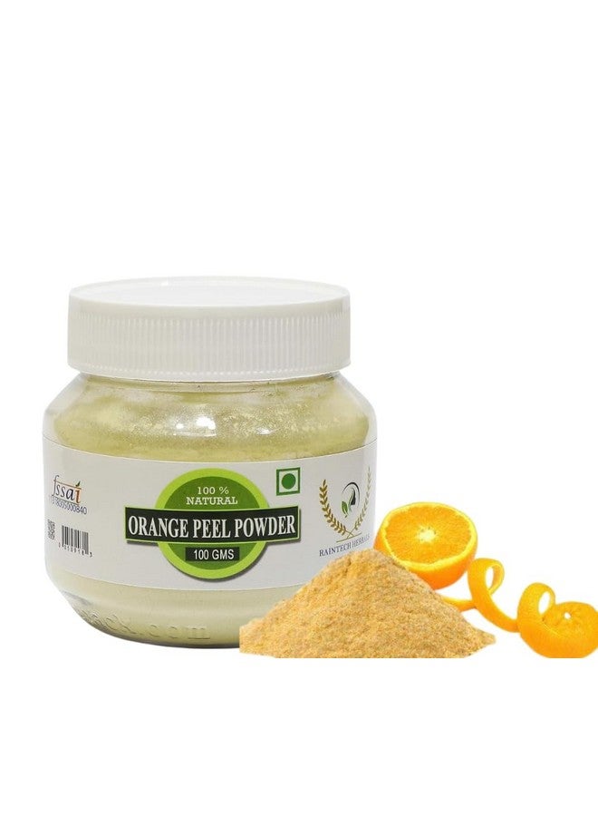 رين تيك مسحوق قشر البرتقال العضوي من هيربالز 100 جرام | طبيعي وعضوي نقي | قناع تفتيح البشرة | غني بفيتامين سي ومضادات الأكسدة | خالٍ من القسوة ونباتي - Image 1
