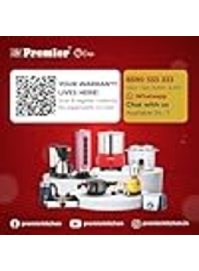 بريمير Premier Zesta Mixer Grinder 230V/750W - MG5150 (AQUA BLUE) - Image 4