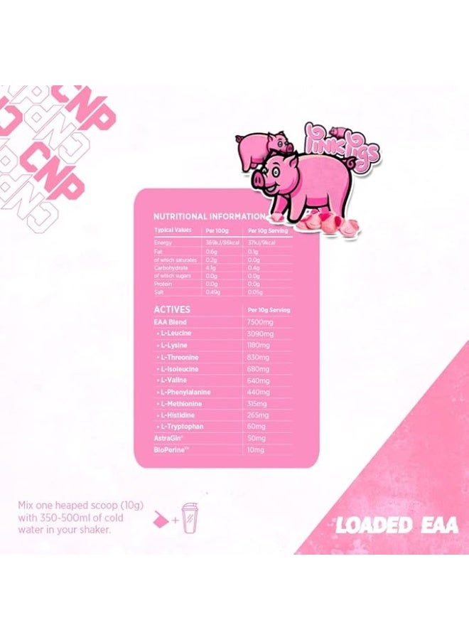 CNP Loaded EAA 300g Pink Lemonade Flavor – Essential Amino Acids for Muscle Recovery, Hydration & Performance - Image 3