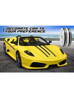 KASTWAVE 2 Rolls Car Pinstriping Tape, 33Ft Stripe Decal, Car Vinyl Pinstriping Tape, DIY Car Body Side Stripes Auto Striping Tape Emblems Trim, for Car, Motorcycle and Boat, Racing Stripes DIY Stickers, Black  - Image 2