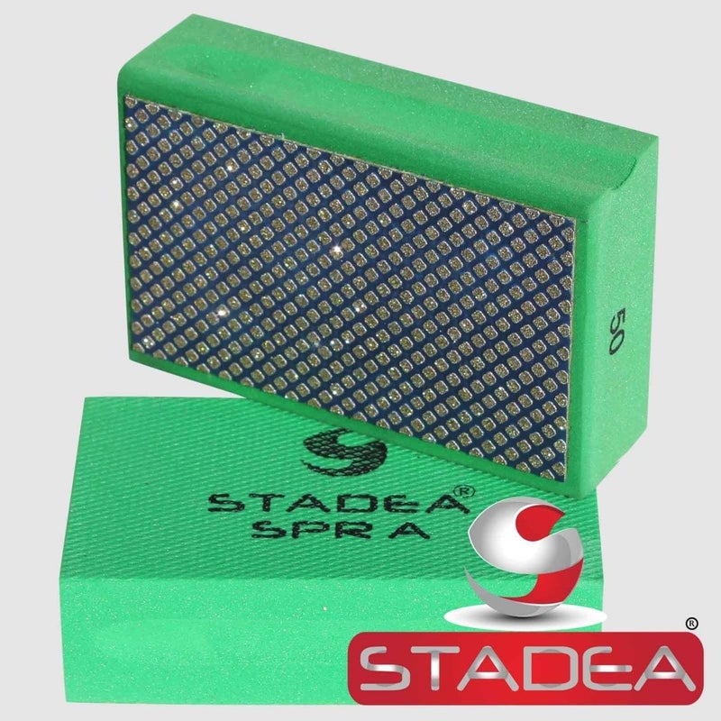 STADEA Diamond Hand Polishing Pad Electroplated Grit 50 for Granite Concrete Terazzo Polishing - Image 5