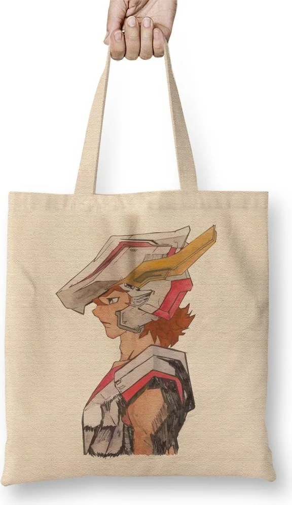 Baskı Dükkanı Print Shop Seiya Os Cavaleiros Do Zodiaco Cloth Bag Long Handle