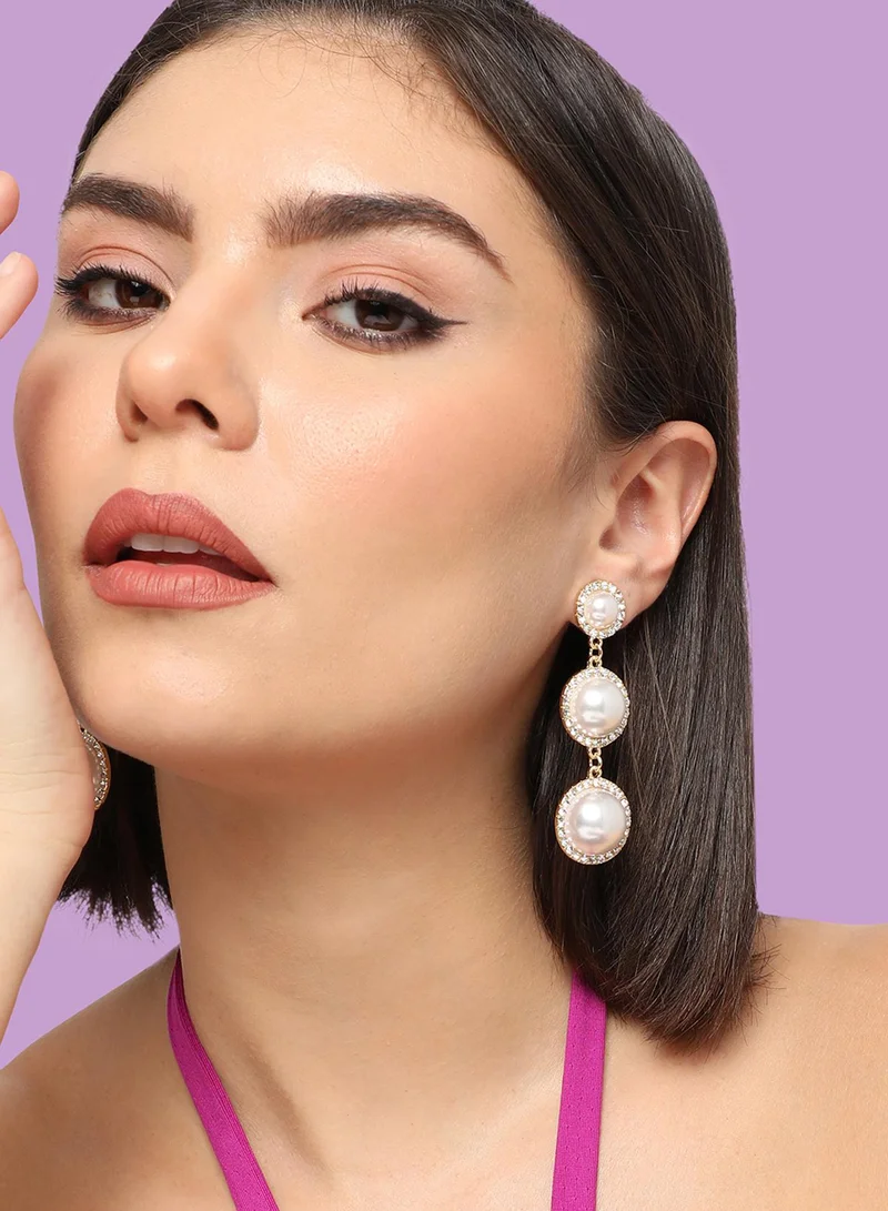 SOHI Party Artificial Drop Earring Jewellery