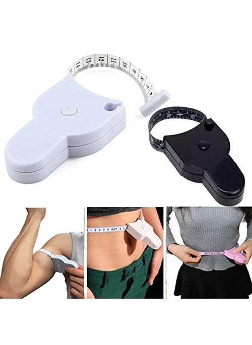 RONFILD RONFILD Retractable body measuring ruler automatic telescopic tape Ergonomic Design Fitness Measuring Tape For Measuring Bust Body Fat Measuring Waist ThighSet Of 1  - Image 2