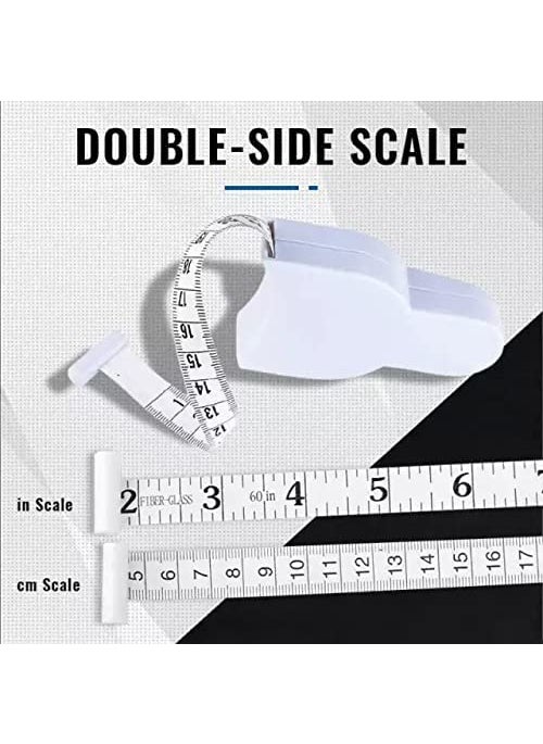 RONFILD RONFILD Retractable body measuring ruler automatic telescopic tape Ergonomic Design Fitness Measuring Tape For Measuring Bust Body Fat Measuring Waist ThighSet Of 1  - Image 5