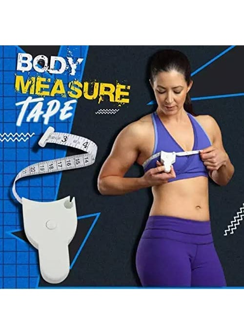 RONFILD RONFILD Retractable body measuring ruler automatic telescopic tape Ergonomic Design Fitness Measuring Tape For Measuring Bust Body Fat Measuring Waist ThighSet Of 1  - Image 4