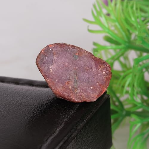 GEMHUB A Grade Natural Raw Rough Red Ruby 26.35 Ct Healing Crystal Rough Ruby Stone for Cabbing - Image 4
