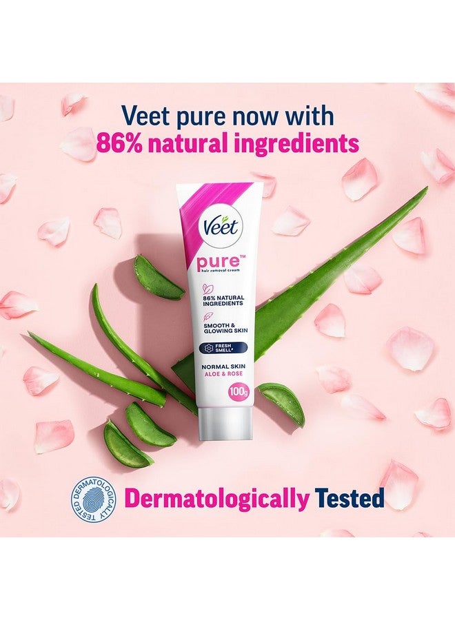 كريم إزالة الشعر النقي للنساء للبشرة العادية - عبوة 100 جرام من 3 قطع - Image 3