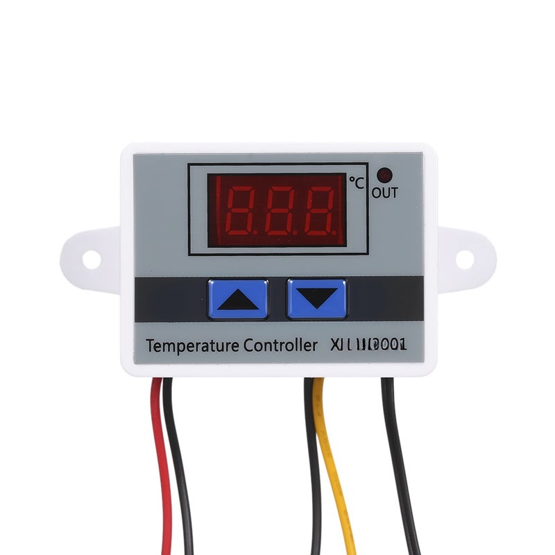 محكم درجة الحرارة الذكي الرقمي للكمبيوتر الصغير XH-W3001 مع شاشة LED مفتاح الثرموستات المصغر لمفتاح التحكم في درجة الحرارة للتسخين/التبريد مع مسبار المستشعر المقاوم للماء - Image 4