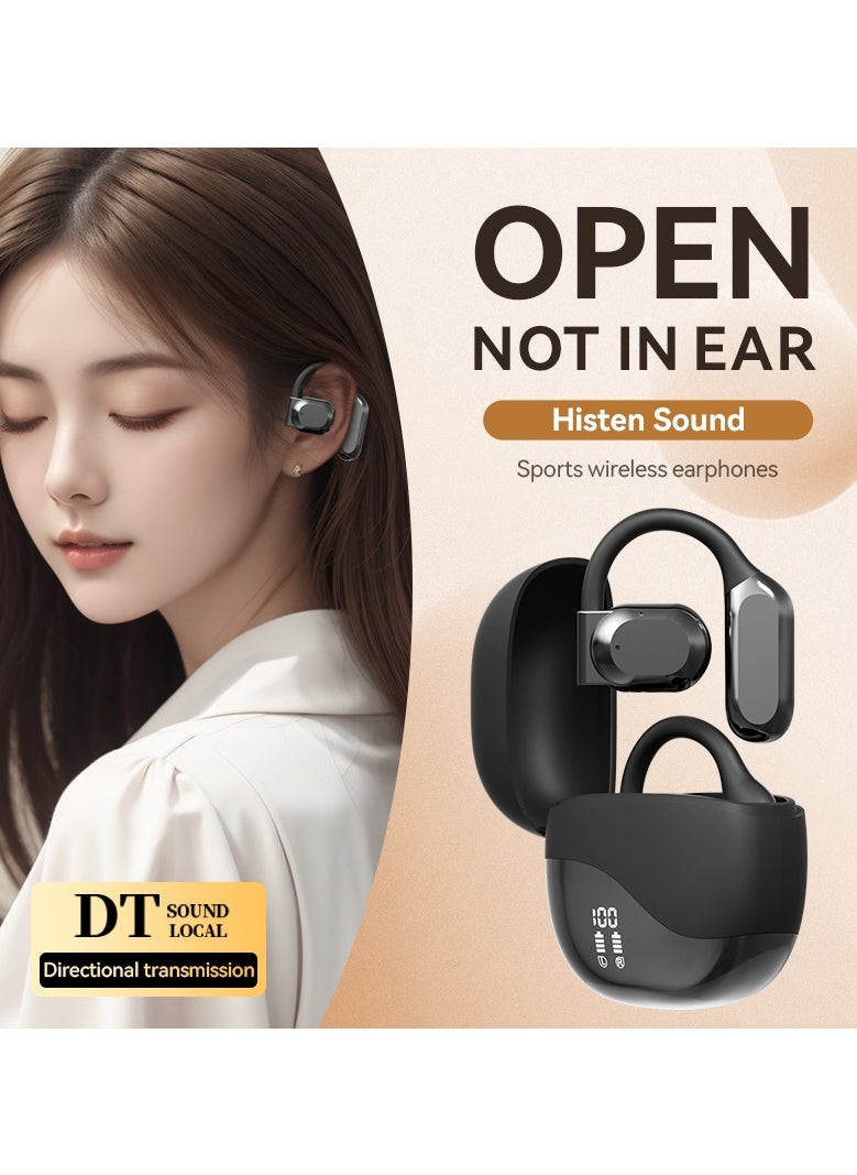 JBLTM Open Ear True Wireless Earbuds, Bluetooth 5.46 Headphones w/Immersive Premium Sound, IP54 Waterproof Open-Ear Earbud w/DSP Noise Cancelling Mic for Sports Long-Lasting Comfort, 8H Playtime  - Image 4