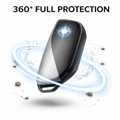 JVCV® Soft TPU Transparent Cover Compatible with BMW 2023 New 7 Series 740i 760i X1 X7 XM IX I7, X5 smart Key (Transparent Black.). - Image 4