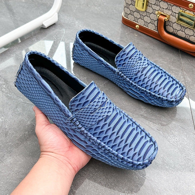 Men'S Loafers Casual Leather Shoes Handmade Shoes Retro British Fashion Shoes Leather Shoes Men'S Loafers - Image 5