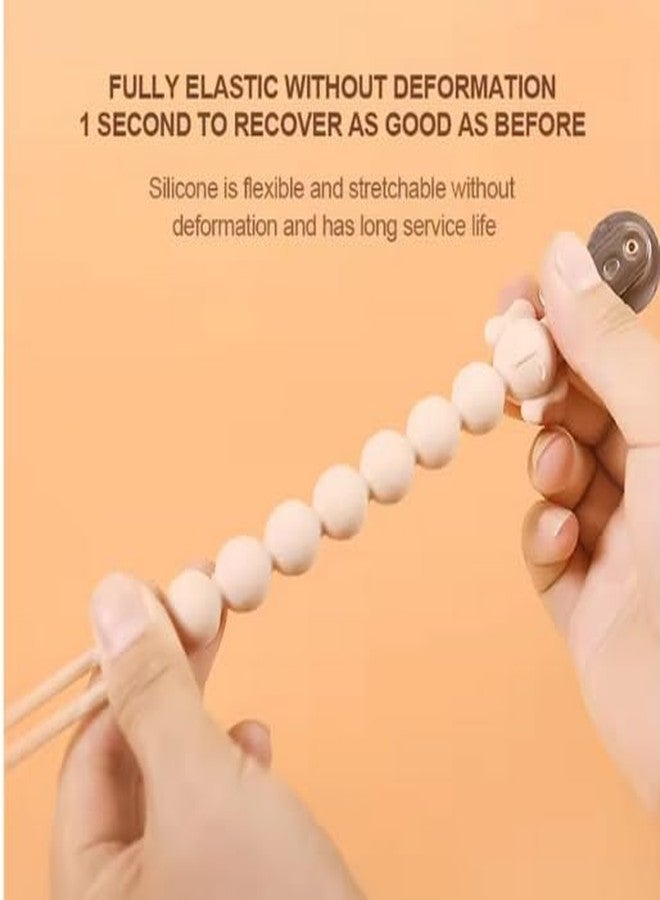 Rukan Pacifier Clip & Teether Toy - Multi-Textured, BPA Free Silicone for Babies 6-12 Months (Pink/Blue) - Image 5