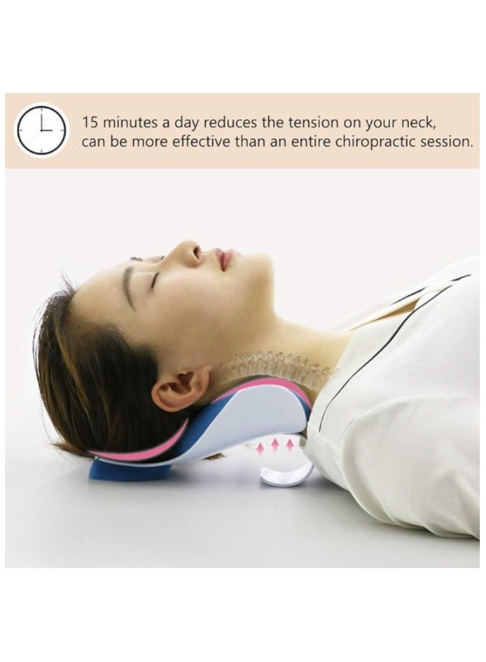 Neck and Shoulder Relaxer, Cervical Neck Pillow, Chiropractic Pillow, Gentle Neck Head Therapy Pillow, Neck Traction Device Pillow, for Neck and Shoulder Pain Relief - Image 5