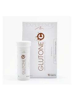GLUTONE Glutone C–Glutathione & Vitamin C Effervescent Tablets| Made with Setria L-Glutathione, Amla extract & Selenium| Even Tone & Glowing Skin| Pack of 15 Tablets  - Image 4