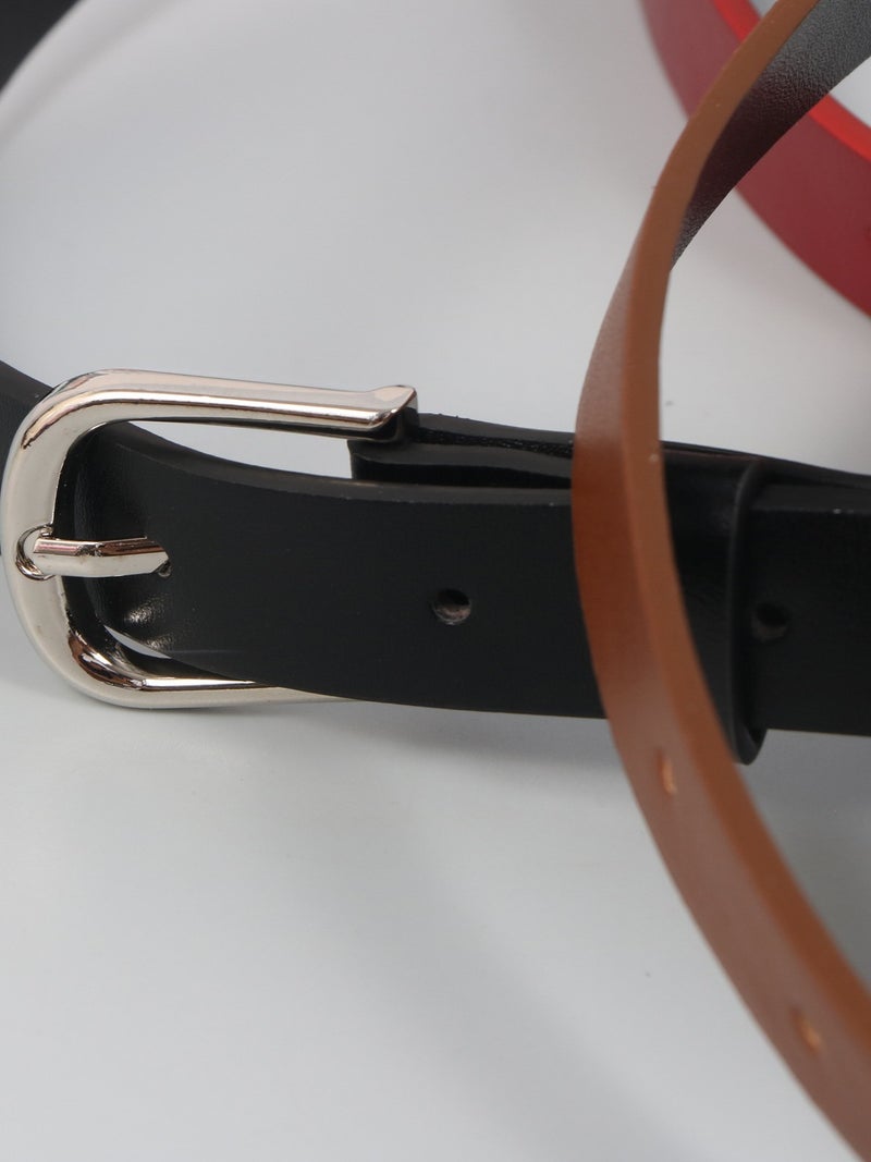 Korean Trendy Slim Pu Leather Rectangular Shiny Waist Bag With Belt Waist Decoration Small Bag For Women - Image 5