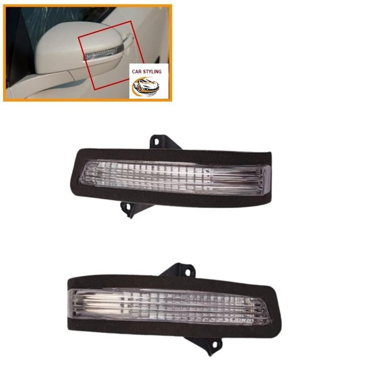 Car Styling -Left n Right Side Mirror Indicator Turn Signal Led Lights with Scotch Lock -(20122), Pair compatible with Maruti Car Swift (2012-2017) & Swift Dzire T2, Ertiga 2012-2017. - Image 2