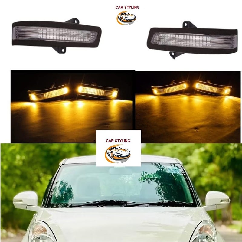 Car Styling -Left n Right Side Mirror Indicator Turn Signal Led Lights with Scotch Lock -(20122), Pair compatible with Maruti Car Swift (2012-2017) & Swift Dzire T2, Ertiga 2012-2017. - Image 3
