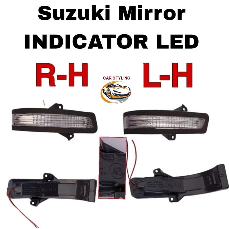 Car Styling -Left n Right Side Mirror Indicator Turn Signal Led Lights with Scotch Lock -(20122), Pair compatible with Maruti Car Swift (2012-2017) & Swift Dzire T2, Ertiga 2012-2017. - Image 5