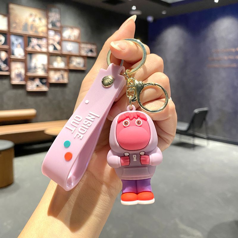 Inside Out Cartoon Keychain New The embarrassment-brain agent team