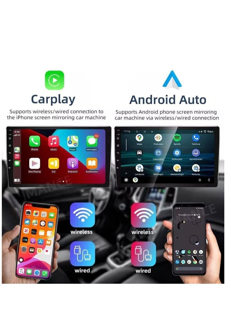شاشة سيارة أندرويد لشركة هيونداي فيلوستر 2011 إلى 2017 كاربلاي 2 جيجابايت رام 32 جيجابايت روم تدعم أبل كاربلاي، ملاحة جي بي إس 9 بوصة وحدة رئيسية IPS DSP تعمل باللمس أندرويد مع كاميرا احتياطية متضمنة - Image 3