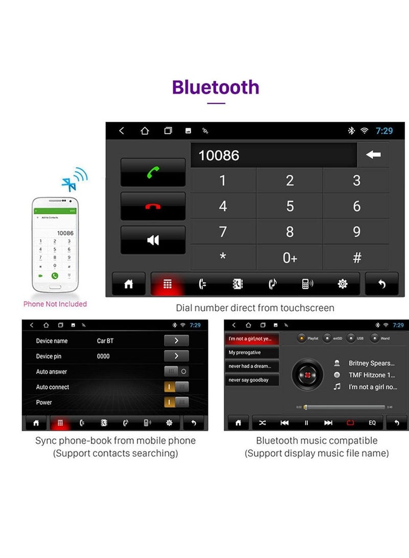 شاشة سيارة أندرويد لشركة هيونداي فيلوستر 2011 إلى 2017 كاربلاي 2 جيجابايت رام 32 جيجابايت روم تدعم أبل كاربلاي، ملاحة جي بي إس 9 بوصة وحدة رئيسية IPS DSP تعمل باللمس أندرويد مع كاميرا احتياطية متضمنة - Image 4
