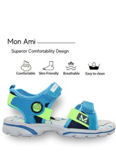 Mon Ami Mon Ami Boys and Kids Sandals | Soft Bottom, Velcro Strap Children Sports Sandals Unisex - Summer Baby Boy Sandals for Beach, Outdoor & Seaside | Casual Sandals for Toddler Girls, Boys & Kids  - Image 2