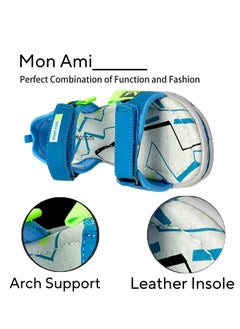 Mon Ami Mon Ami Boys and Kids Sandals | Soft Bottom, Velcro Strap Children Sports Sandals Unisex - Summer Baby Boy Sandals for Beach, Outdoor & Seaside | Casual Sandals for Toddler Girls, Boys & Kids  - Image 4