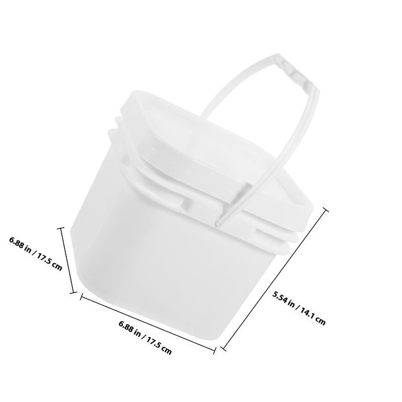 📦 دلو طلاء صغير بإحكام الغطاء قابل لإعادة الاستخدام للخلط والتخزين تصميم مدمج - Image 2