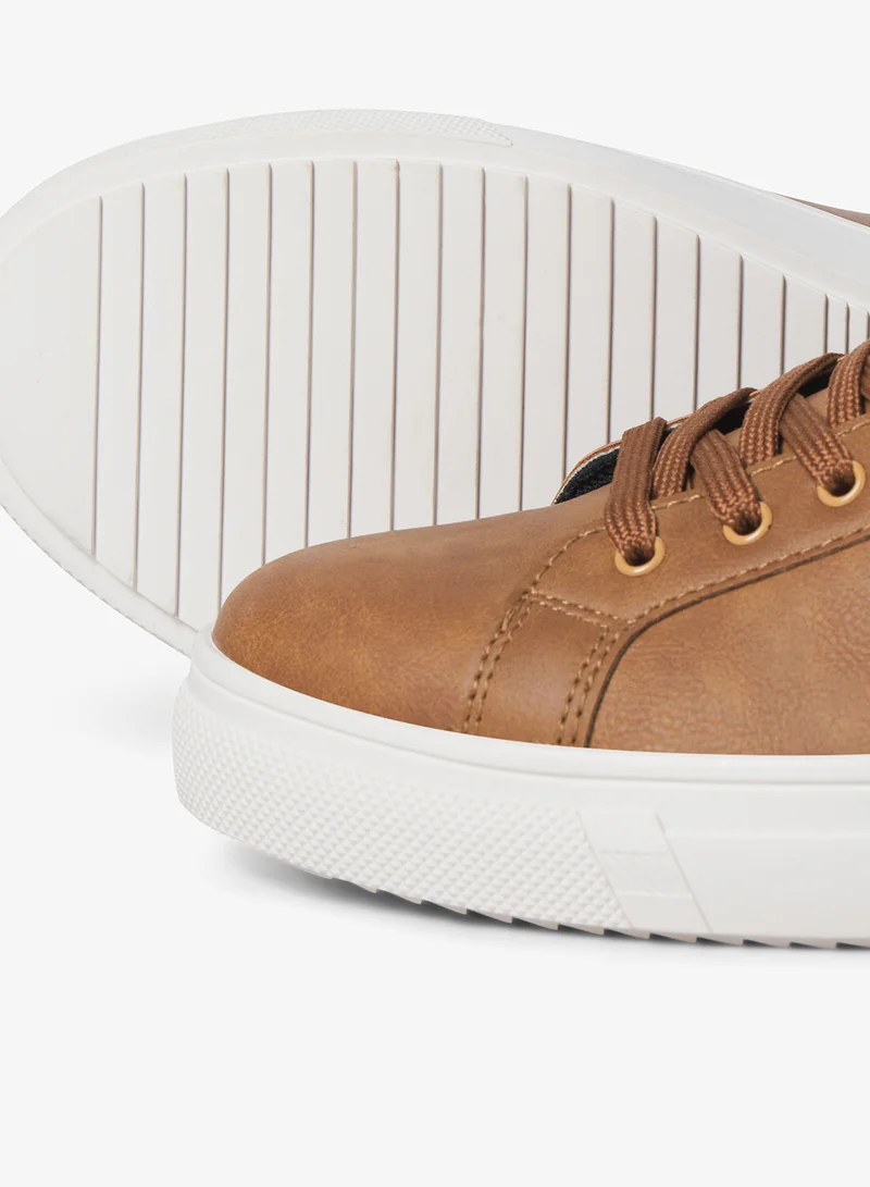 JACK & JONES Tan Casual Low Top Sneakers for Men | Best Price UAE