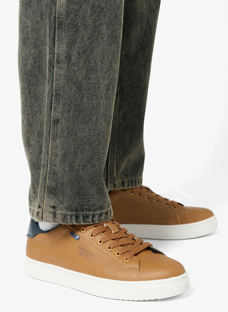 JACK & JONES Tan Casual Low Top Sneakers for Men | Best Price UAE