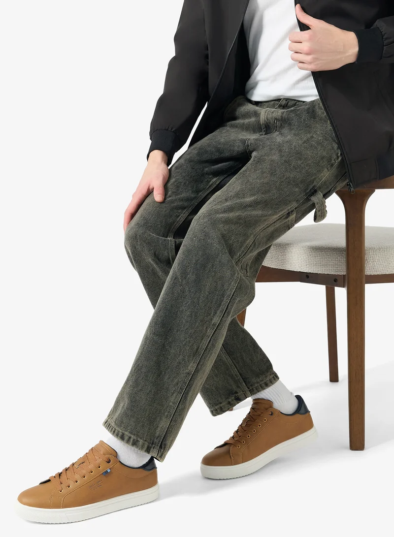 JACK & JONES Tan Casual Low Top Sneakers for Men | Best Price UAE