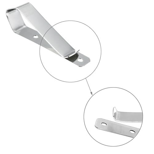 ECUDIS Garage Door Remote Visor Clip, Pack of 4 Remote Visor Clips Replacement for Garage Door Remote Openers(Silver) - Image 4