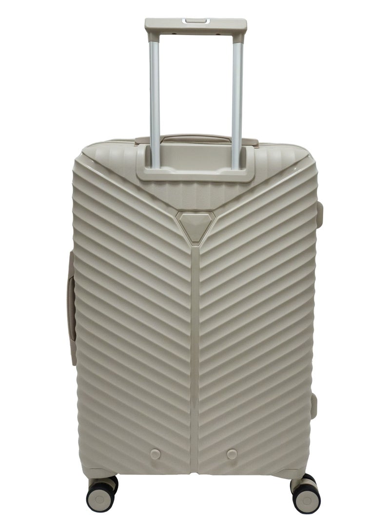 ROWER Luggage Set Expandable Travel Bag Trolley 3 Pieces Set With Spinner Wheels & Lock (20/24/28 Inches) - Image 3