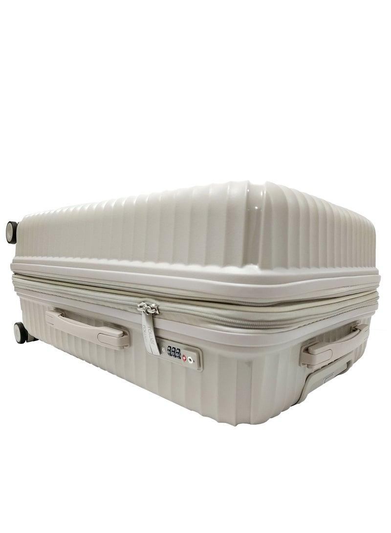 ROWER Luggage Set Expandable Travel Bag Trolley 3 Pieces Set With Spinner Wheels & Lock (20/24/28 Inches) - Image 4