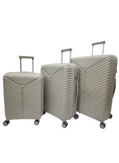 ROWER Luggage Set Expandable Travel Bag Trolley 3 Pieces Set With Spinner Wheels & Lock (20/24/28 Inches)  - Image 1