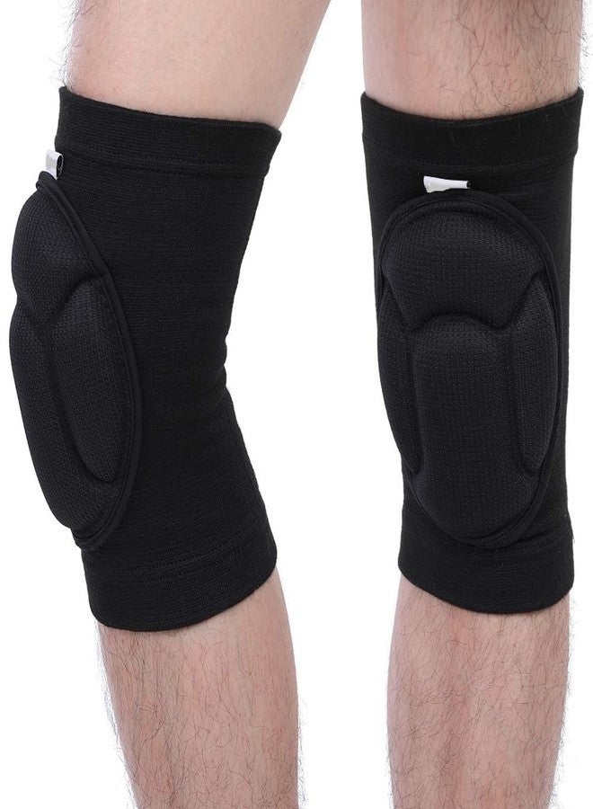 VENIVA Knee Brace Compression Sleeve for Knee Pain Knee Protectors Cushion with Thick EVA Foam Padding for Men and Women Gardening Knee Pad for Fitness Breathable Volleyball Adjustable Outdoor, 1 pair - Image 1