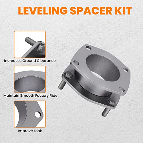 Waverspeed 2" Front Leveling Kit for Jeep Grand Cherokee WK 2005-2010, Lift Strut Spacers for Jeep Commander XK 2006-2010 2WD 4WD - Image 3