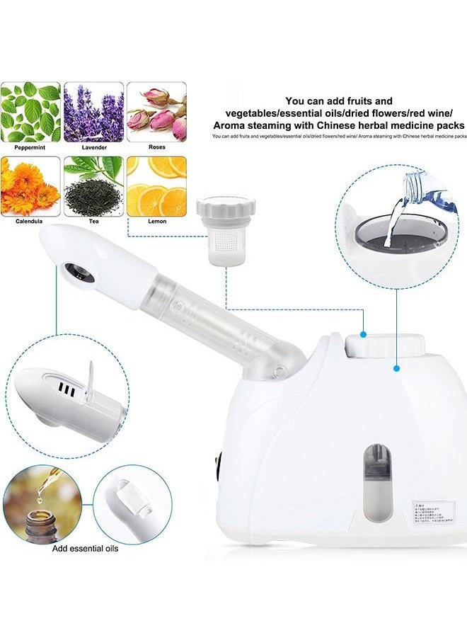 Face Steamer K.SKIN Face Steamer with 360° rotatable sprayer Face Steamer for facial deep cleansing Hot mist humidifier Steamer Facial Spa Moisturizing hot mist Ionic face steamer Deep hydration Household sprayer - https://f.nooncdn.com/p/pzsku/ZA7799D4E838A3B429EB0Z/45/_/1687165222/7677eead-020d-44a5-9967-0a0ecaf89dfd.jpg?width=original