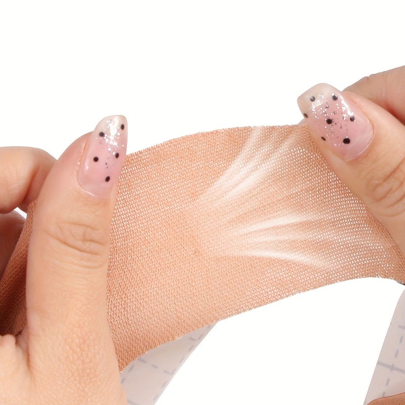 Beige 4pcs Wrist Support Bandages Breathable Elastic for Gym Training - Image 2