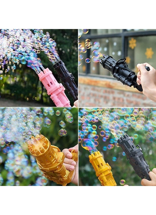 Soap Bubble Gun for Kids - Automatic Soap and Foam Gun - Large Bubble Gun - Automatic Bubble Gun Toy - Plastic Bubble Maker - Package Includes Soap Solution Bottle - Electric Bubble Gun Toy with Soap Solution for Indoor and Outdoor Play - Electric Bubble Gun for Kids with Soap Solution,  - Image 4
