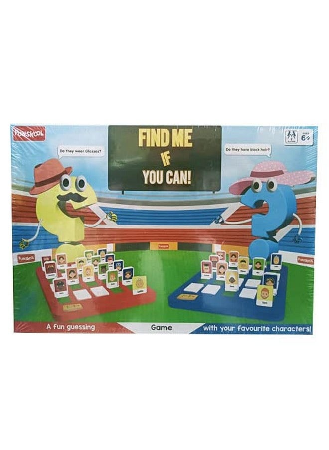 Funskool - Funskool Games, Find Me If You Can,Family Games, Strategy Board Games, Get into Funzone, Toys for Kids, Guessing Game, multicolour, Ages 6 and above, Multicolour - Image 1