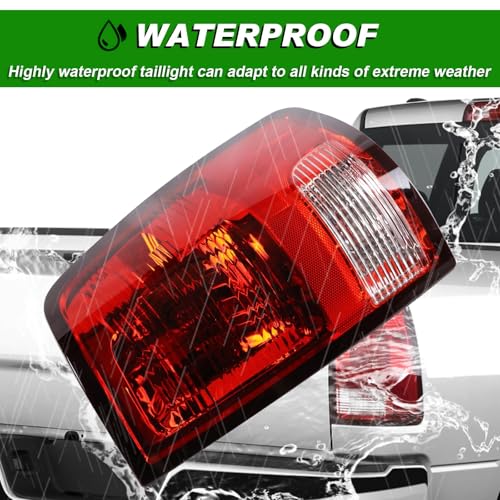 Lochnchn Tail Lights Compatible With Dodge Ram 1500 2500 3500 2009-2018 Brake Taillights Lamp Assembly Driver and Passenger Side Replace 55277415AD 55277414AE - Image 4