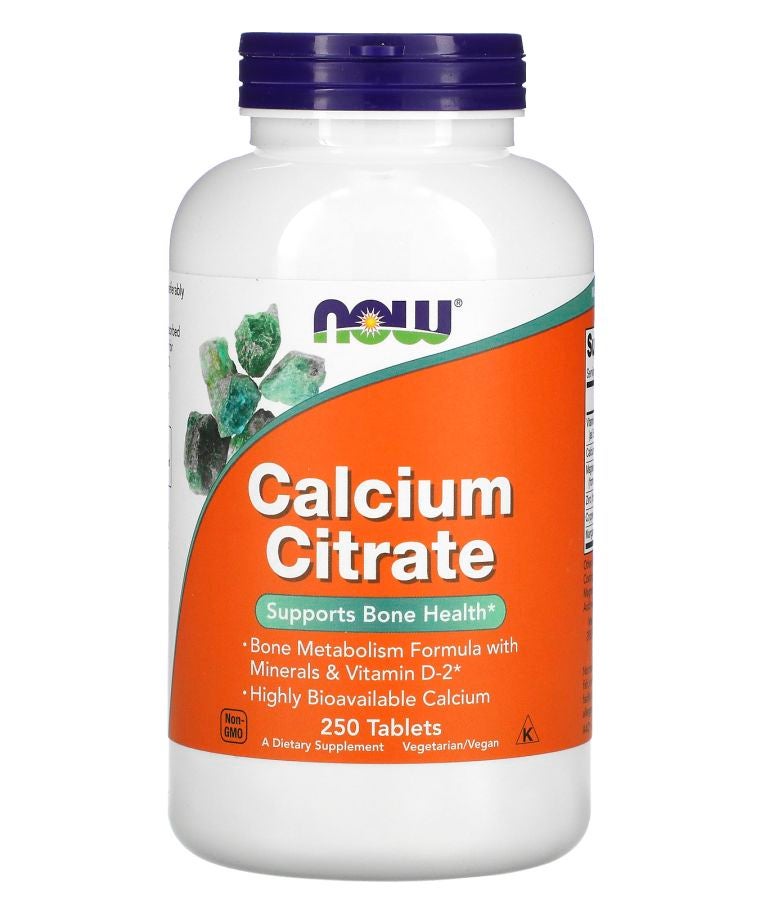 now Calcium Citrate 250 Tablets