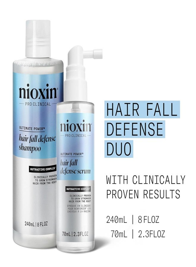Nioxin Hair Fall Defense Kit | The Power of Two: Shampoo for Hair Fall 8.1 Fl Oz & Intensive Daily Leave-In Hair Treatment for Thinning Hair 2.3 Fl Oz - Image 2