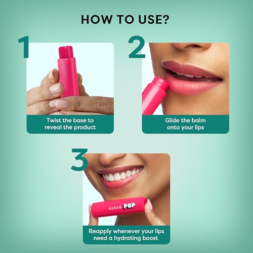 SUGAR POP Nourishing Lip Balm | Castor Oil, Shea Butter & Avocado Oil | Hydrating | 4.5gm - 07 Plum - Image 3