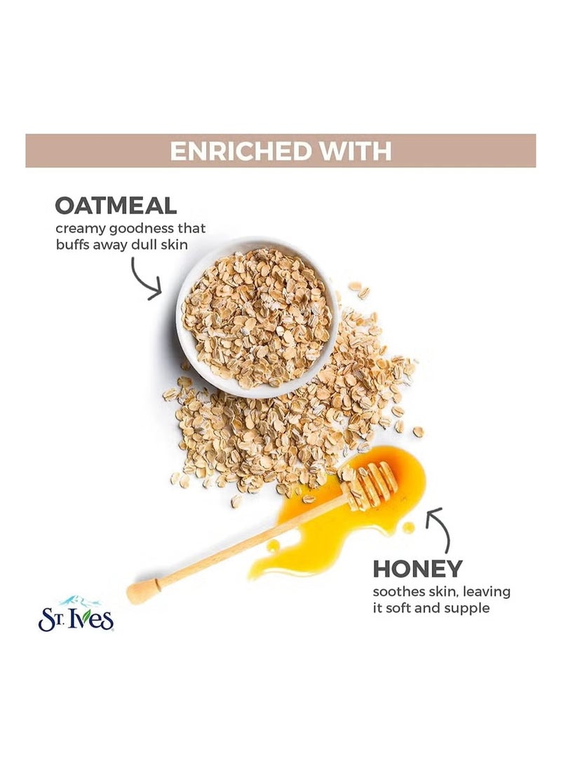 ST. Ives Gentle Smoothing Face Scrub and Mask with Oatmeal  6oz / 170g - Image 3