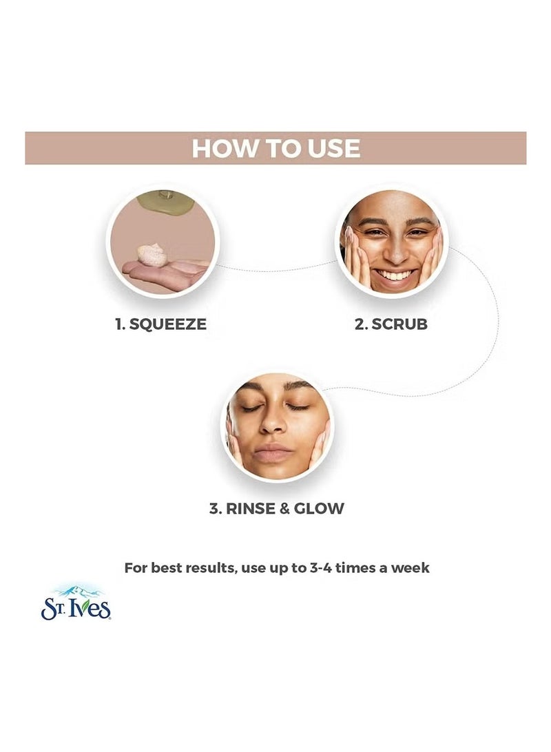 ST. Ives Gentle Smoothing Face Scrub and Mask with Oatmeal  6oz / 170g - Image 4