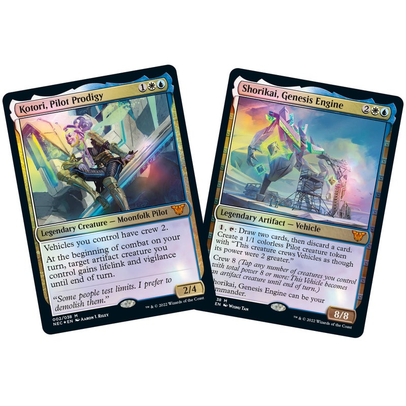 Magic The Gathering Kamigawa Neon Dynasty Commander Deck  Buckle Up WhiteBlue - Image 4