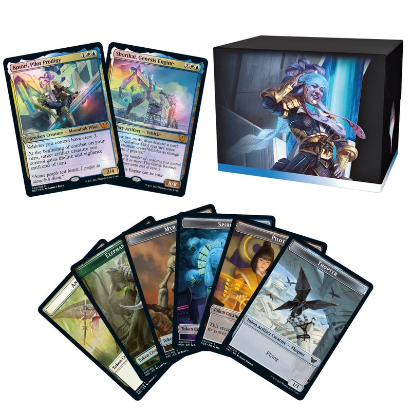 Magic The Gathering Kamigawa Neon Dynasty Commander Deck  Buckle Up WhiteBlue - Image 2